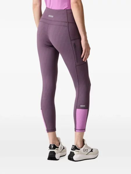 Leggings Ea7 Emporio Armani cu imagine violet