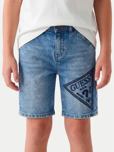 Džínové šortky Guess modré