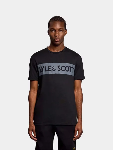 Спортивна футболка Lyle & Scott чорний