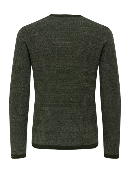 Only & Sons Pulover ONSERIC amestecat verde