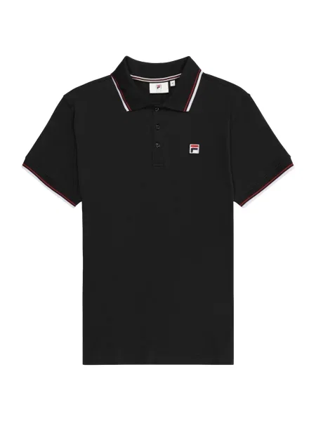 FILA Majica Biella rdeča / črna bela