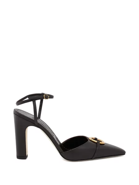 Pantofi cu toc Manolo Blahnik din piele negru