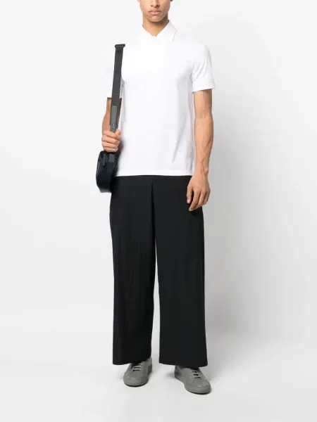 Polo Aspesi alb