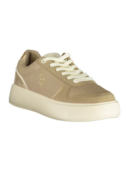 Sneakersy U.s Polo Assn. beżowe