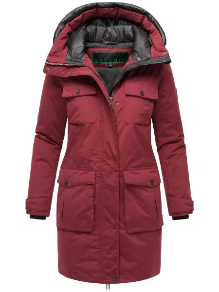 NAVAHOO Geacă de iarnă Eissturm bordeaux roșu