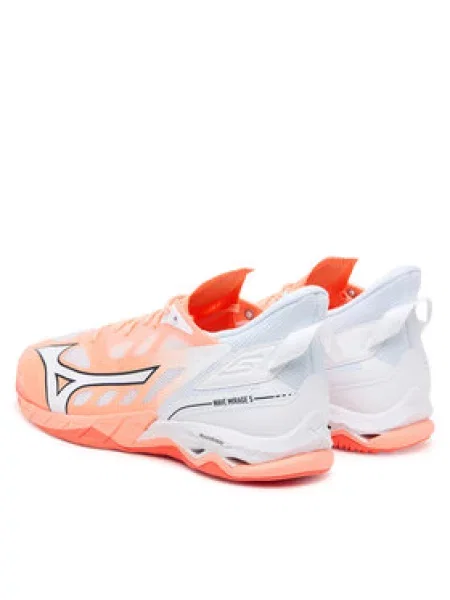 Mizuno Batai uždaroms aikštelėms Wave Mirage 5 oranžinė