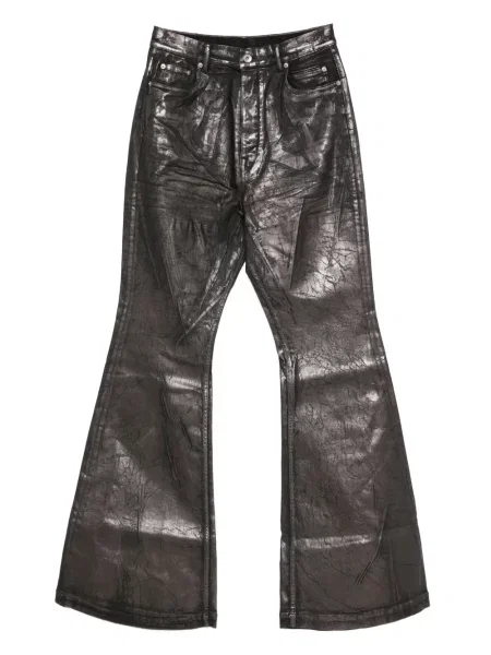 Jeansy dzwony Rick Owens Drkshdw dzwony brązowe