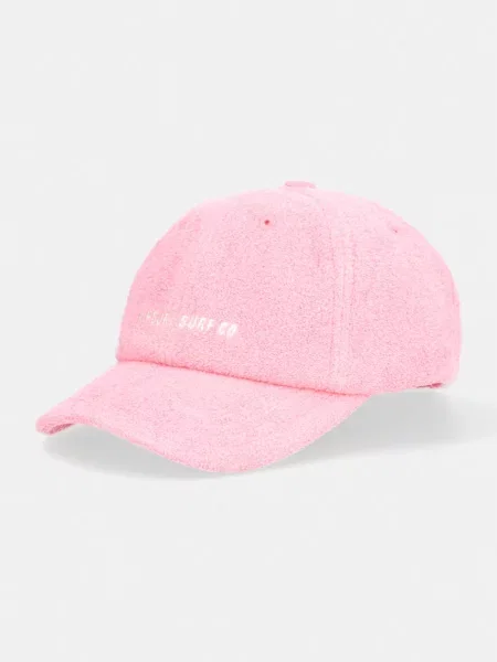 Czapka z daszkiem Rip Curl Mixed Terry Cap różowa