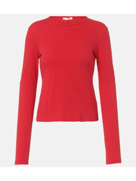 Tricou The Row din jerseu roșu