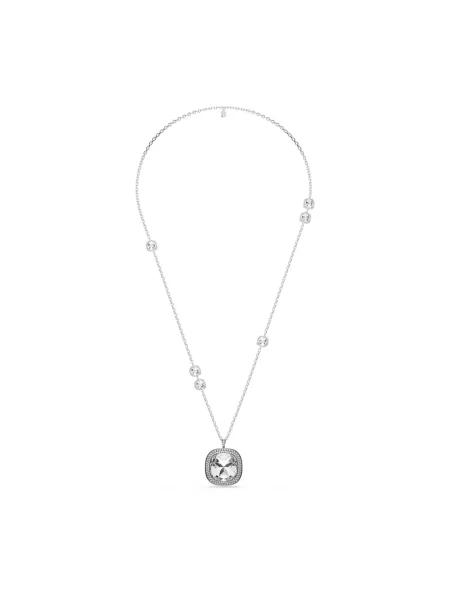 Swarovski naszyjnik z kryształem Swarovski UNA szary