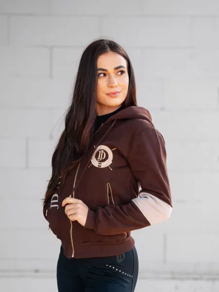 Bluza z zamkiem JD ATTACK Stefanie fioletowa