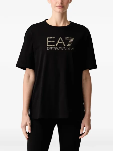 Tricou Ea7 Emporio Armani cu imagine negru