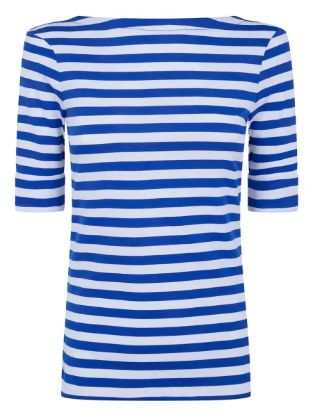 Top Lauren Ralph Lauren cu dungi albastru