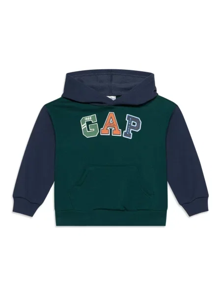 GAP Sweater majica mornarsko plava / kraljevski zelena / svijetlocrvena bijela