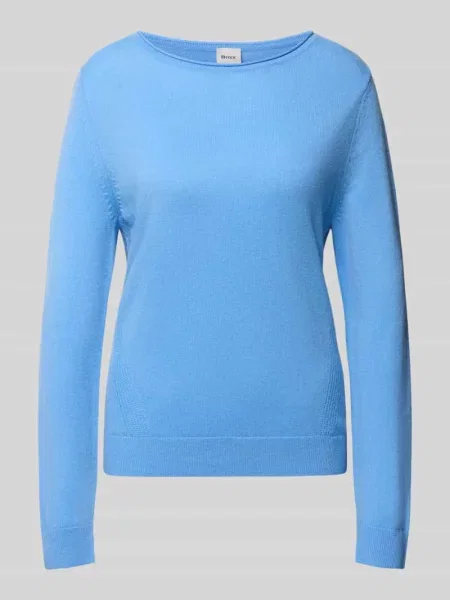 Sweter krój regular fit z mieszanki żywej wełny i kaszmiru model Lisa' Brax
