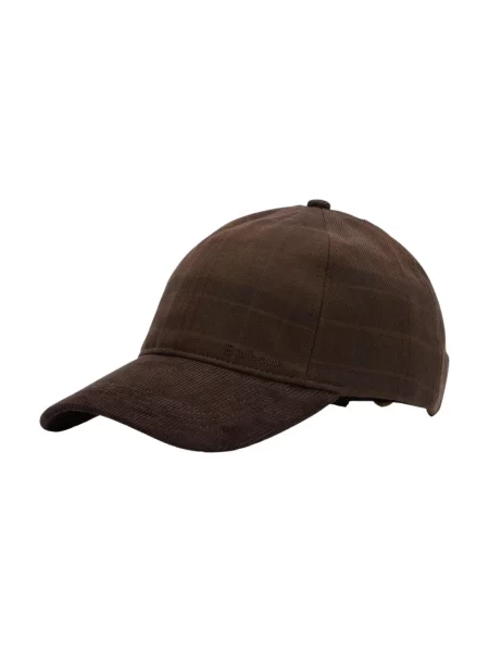 Barbour Czapka z daszkiem Macklow brązowy