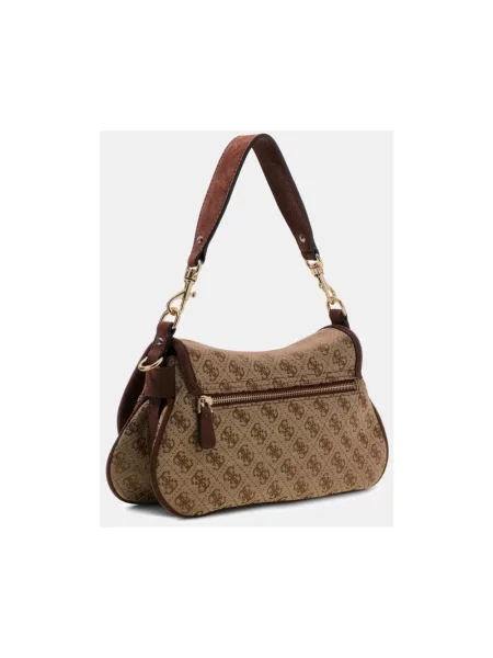 Guess torebka crossbody SAMANTHA brązowa