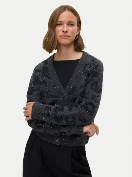Vero Moda Kardiganas Zuzu pilka