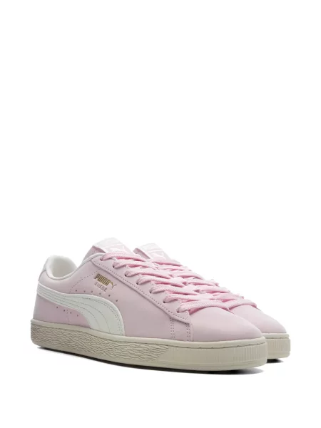 Sneakerși Puma Suede din piele de căprioară roz