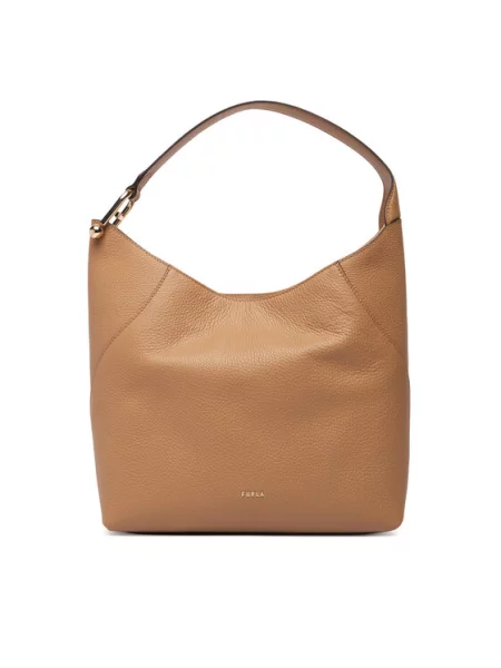 Furla Ročna torba Lara M IT Rjava bež