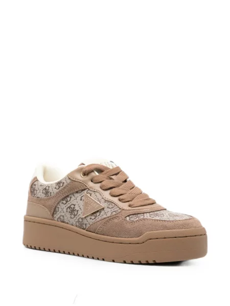 Sneakerși Guess maro