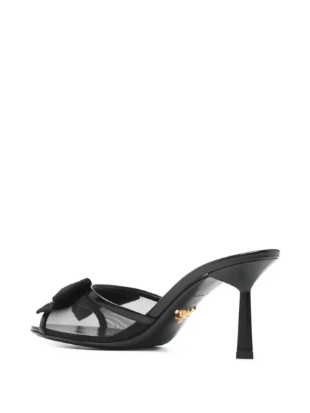 Sandale Prada cu funde plasă negru