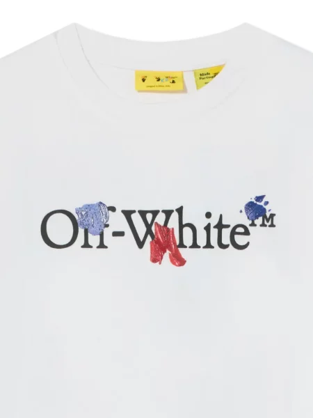 Koszulka dziecięca Off-white biała