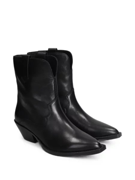Botine Ash din piele negru