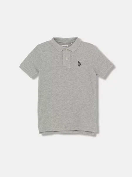 U.S. Polo Assn. polo tričko detské sivá