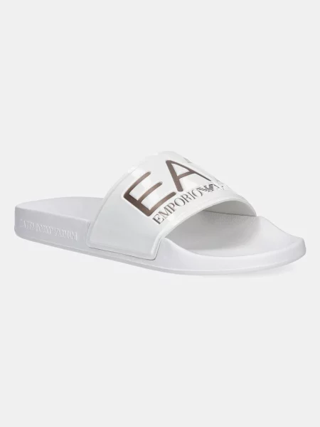 Emporio Armani papuci femei alb