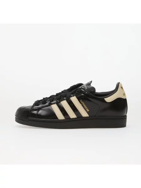 Sneakers adidas Superstar II Core Black/ Cream White/ Gold Met. EUR 46 alb