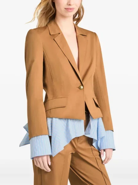 Geacă Cinq A Sept cu volane maro