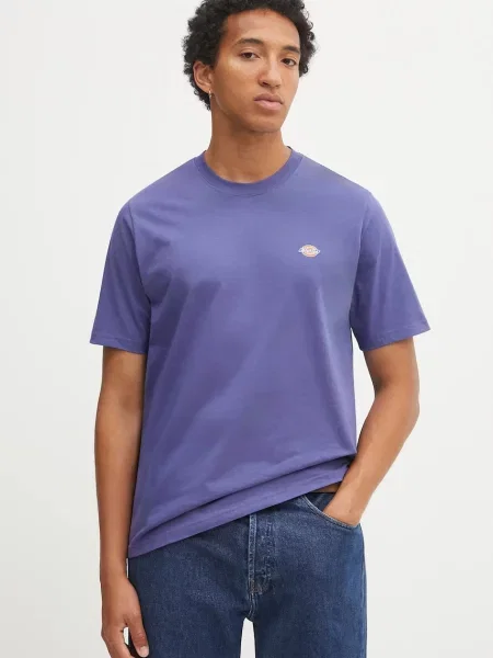 Тениска Dickies с десен синьо