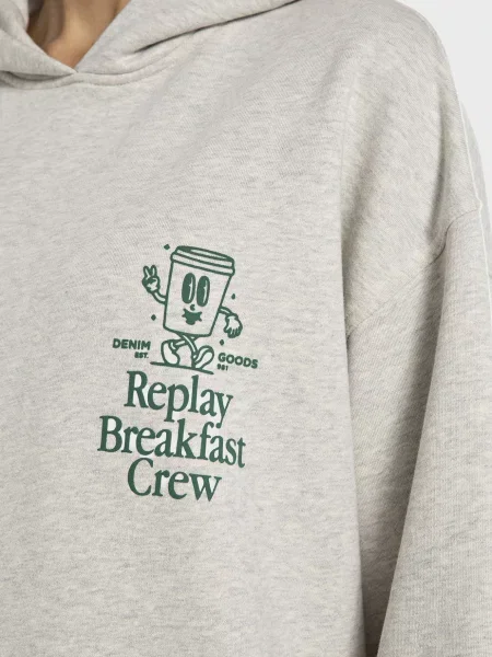 Толстовка Replay серая