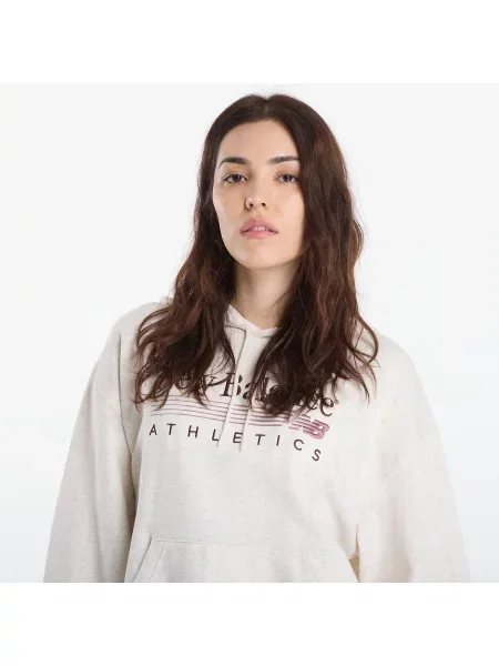 Hanorac cu glugă New Balance de in