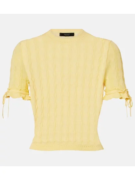 Pulover Gucci tricotate galben