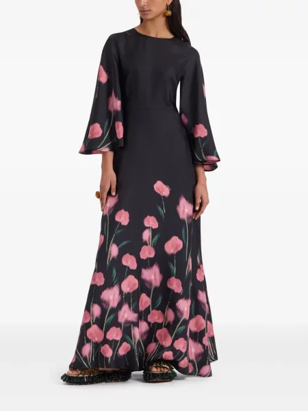 Rochie maxi La Doublej negru