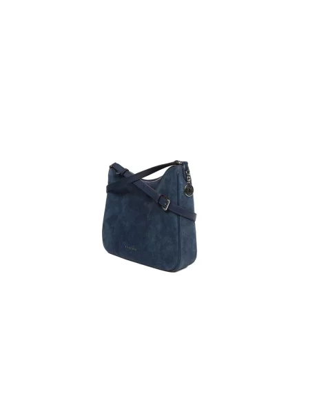 Torebka crossbody Michael Kors skórzana niebieska