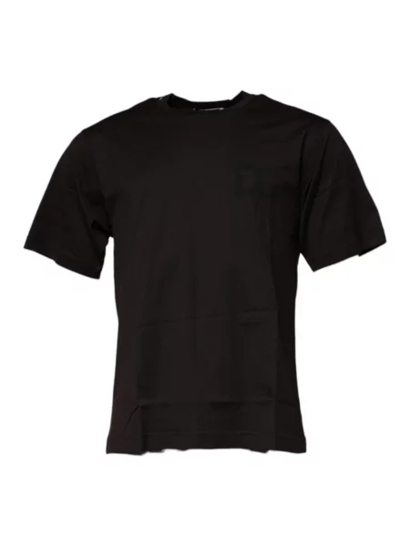 Koszulka Dolce And Gabbana z logo brązowa