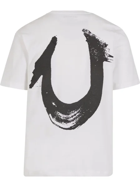 True Religion Tricou Nu Brush negru alb