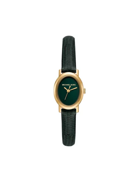 MICHAEL Michael Kors Analogové hodinky MAUDE zlatá / tmavě zelená