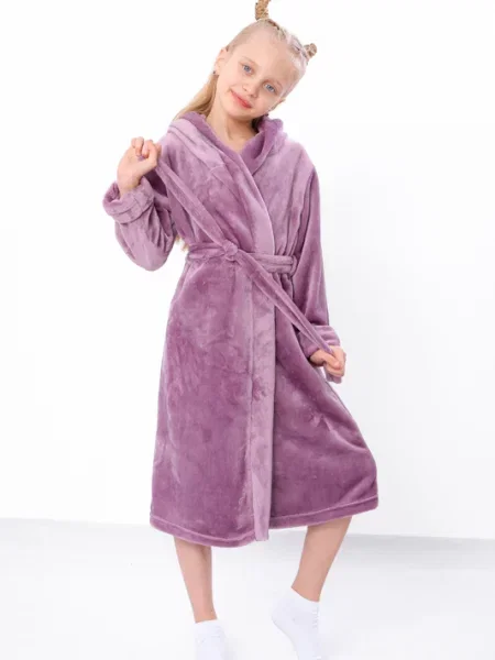 Дитячий Халат Носи своє фіолетовий