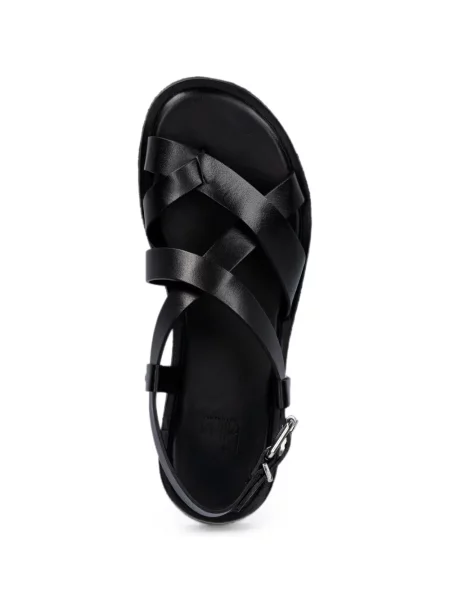 Sandale Billi Bi fără toc cu bretele negru