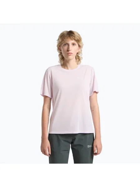 Tricou de trekking pentru femei Jack Wolfskin Vonnan levănțică pal