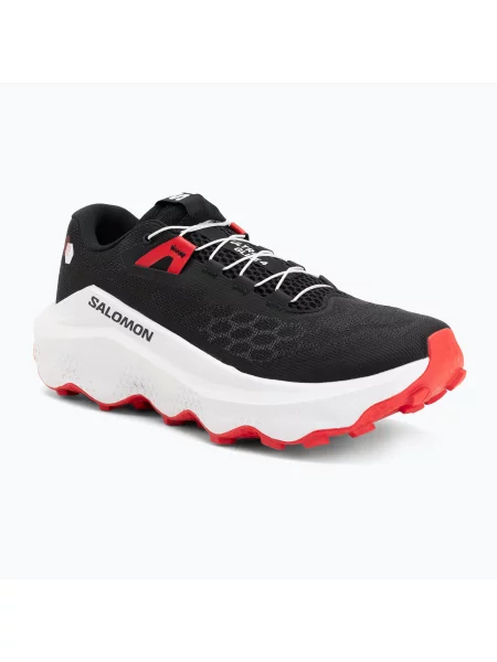 Мъжки обувки за бягане Salomon Ultra Glide 4 black/white/fiery red бяло