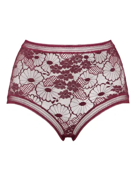 Chiloți Eres cu model floral din dantelă violet