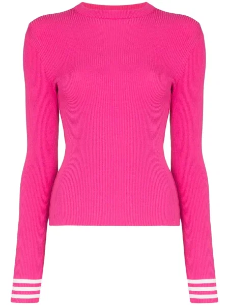 Dzianinowy sweter Off-white z autografem biały