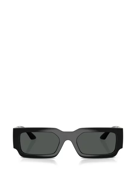 Ochelari de soare pătrați Versace Eyewear cu autograf negru