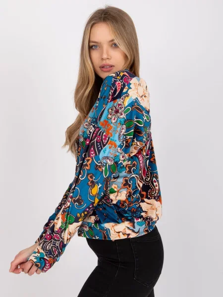 Bluză Fashionhunters albastru