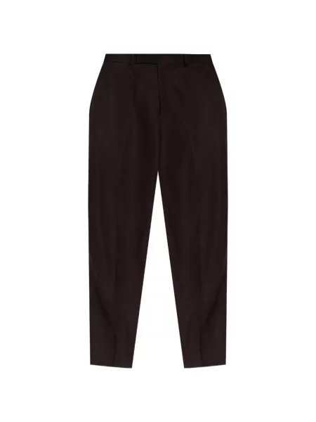 Pantaloni Paul Smith cu crăpătură maro